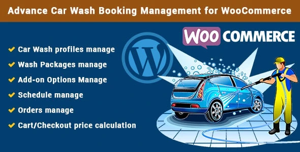 Advance Car Wash Booking Management for WooCommerce