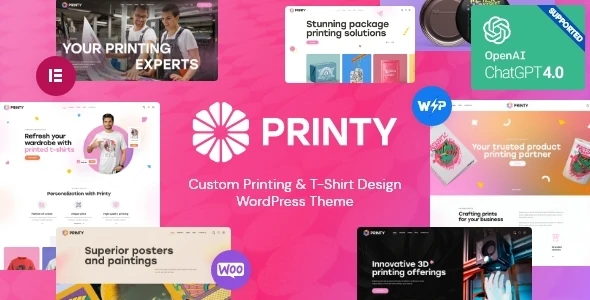 Printy — Print Shop & Design Company WordPress Theme